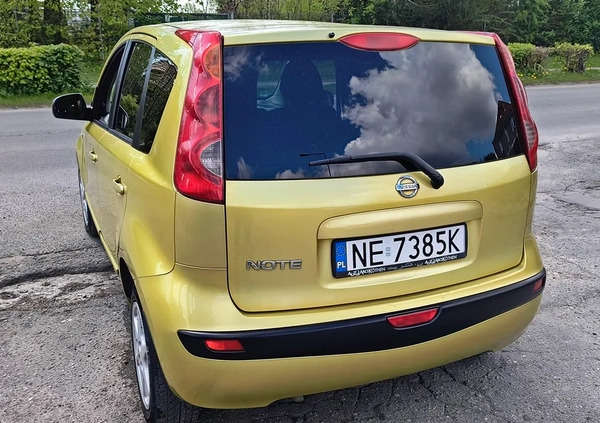 Nissan Note cena 9999 przebieg: 189462, rok produkcji 2006 z Elbląg małe 497